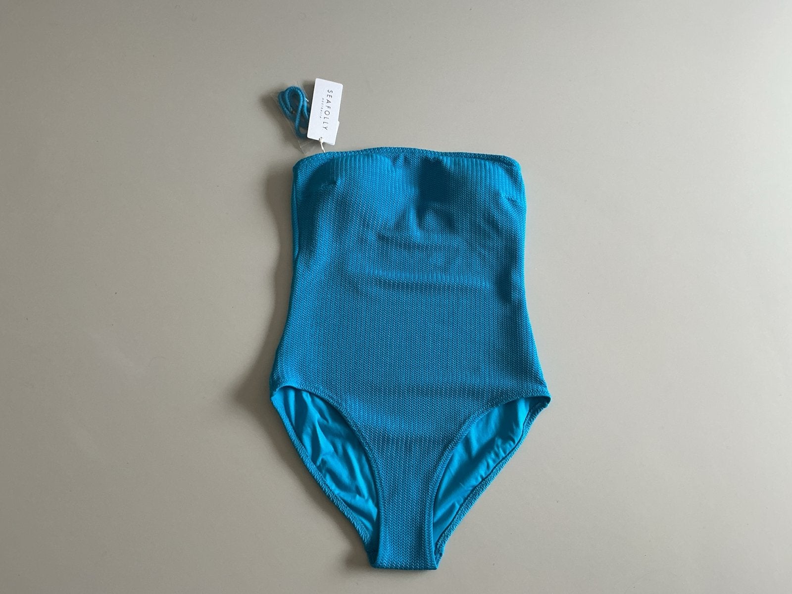 Seafolly badpak turquoise - Nieuw met kaartjes, Ophalen of Verzenden, Nieuw, Blauw, Badpak