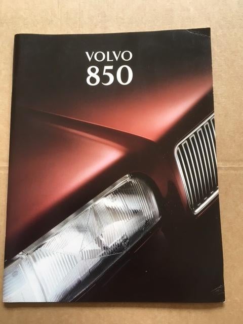 Autofolder/Brochure        Volvo   850         1995    Duits, Ophalen of Verzenden, Zo goed als nieuw, Volvo