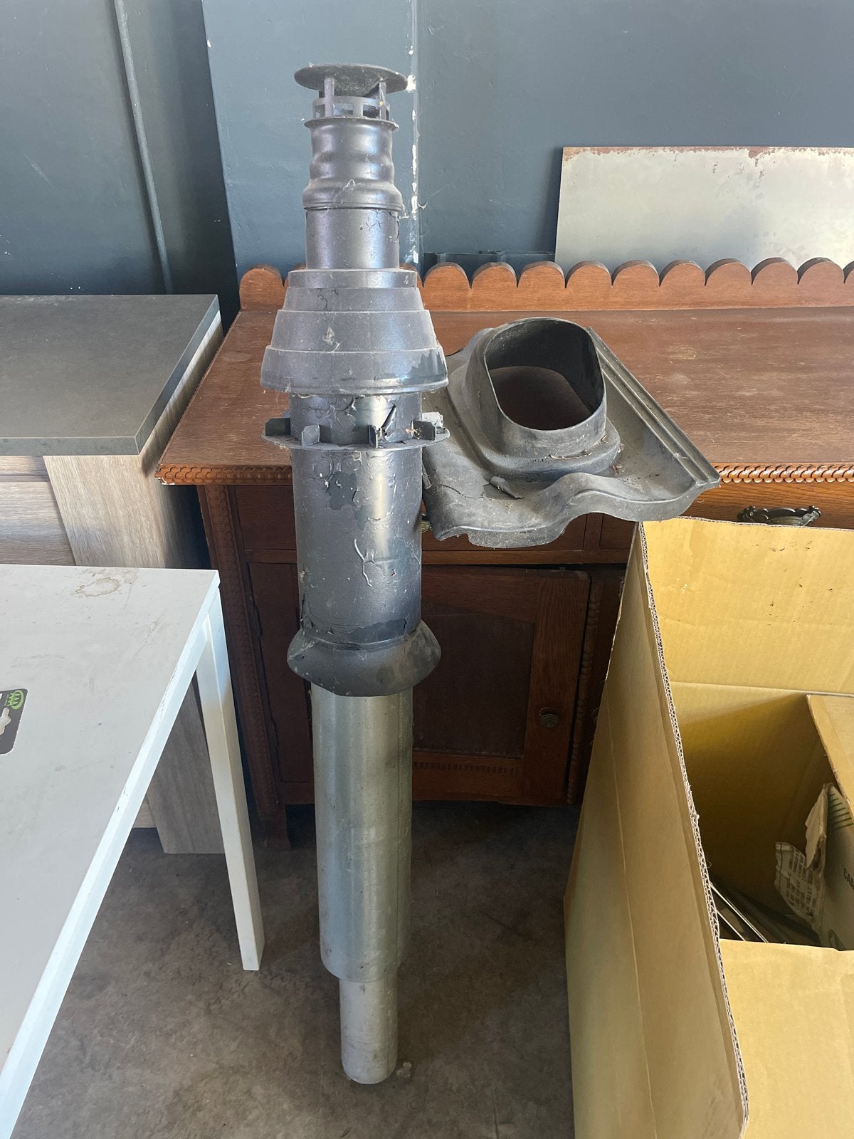 Complete afzuigset met nok - 125 cm lengte, Ophalen, Gebruikt, Afzuiger