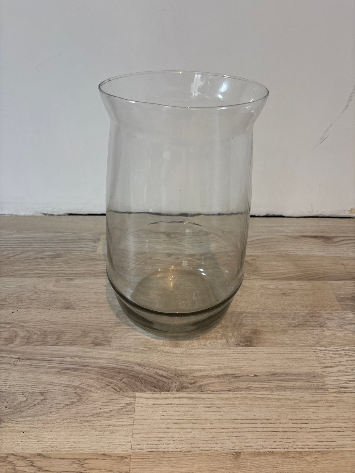 Glazen vaas/windlicht - 16 cm diameter, 30 cm hoog, Ophalen