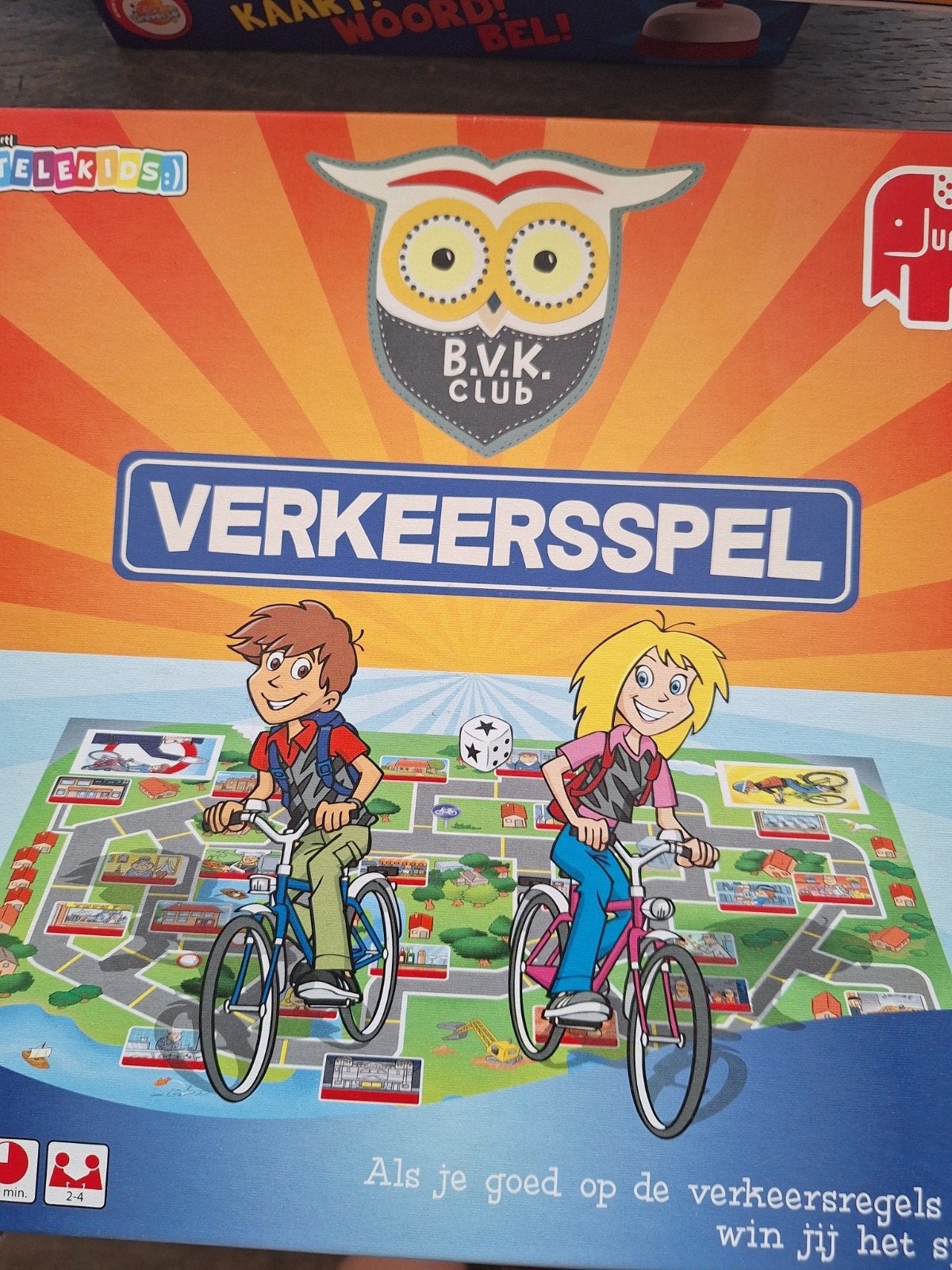 B.V.K. Club Verkeersspel - Leerzaam bordspel voor kinderen, Hobby en Vrije tijd, Drie of vier spelers, Ophalen of Verzenden, Gebruikt