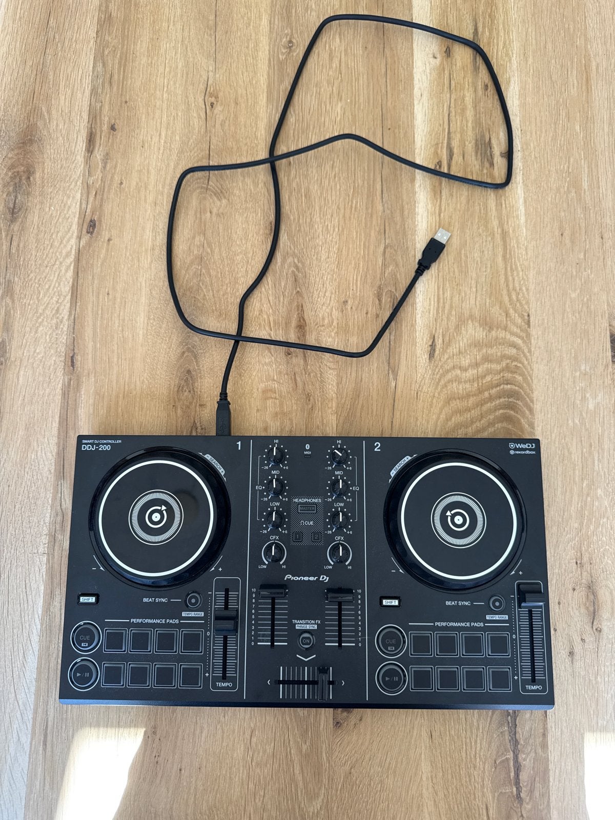 Pioneer DDJ-200 DJ-controller - Zo goed als nieuw, Muziek en Instrumenten, Dj-sets en Draaitafels, Ophalen of Verzenden, Zo goed als nieuw