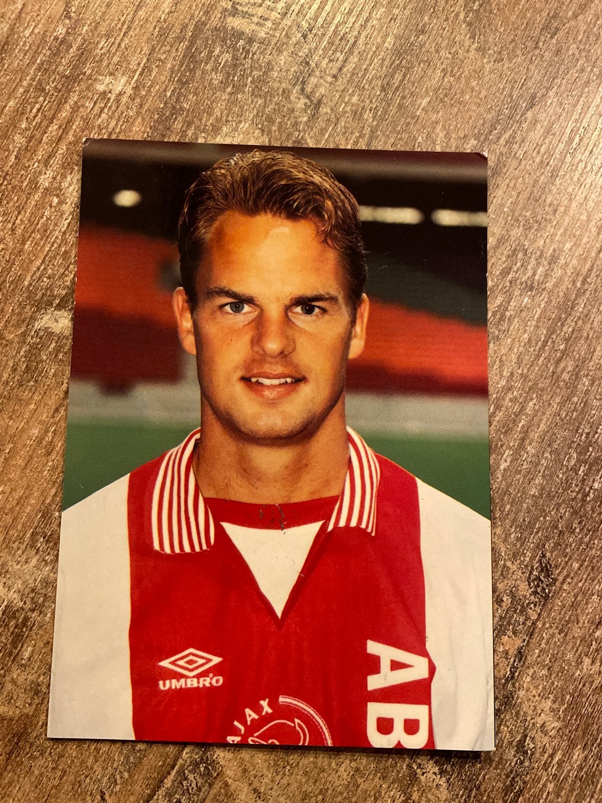 Frank de Boer Ajax spelerskaart, Verzamelen, Ophalen of Verzenden, Zo goed als nieuw, Ajax, Spelerskaart
