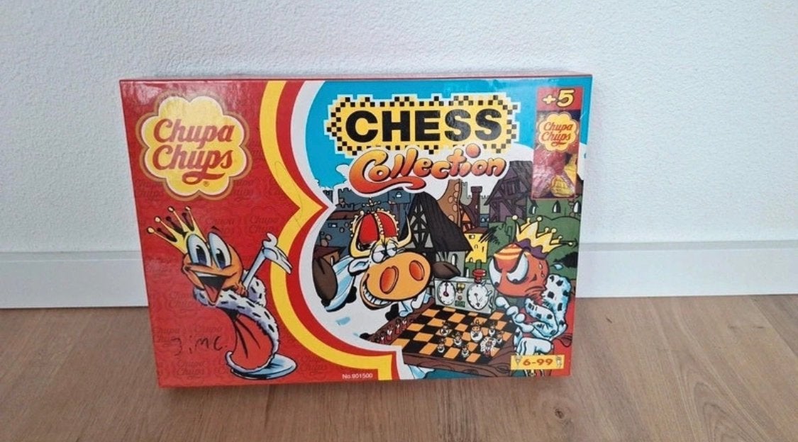 Vintage Chupa Chups Chess 3D, Ophalen of Verzenden, Zo goed als nieuw