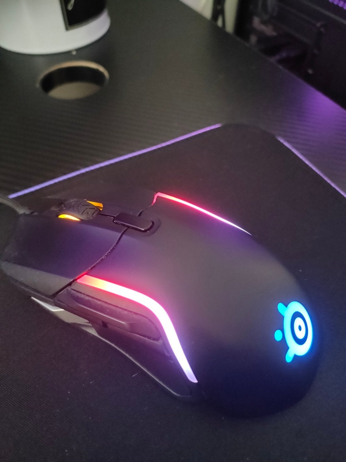 SteelSeries Rival 5 Gaming Muis - Bedraad, RGB, Computers en Software, Ophalen, Rechtshandig, Muis, Ergonomisch