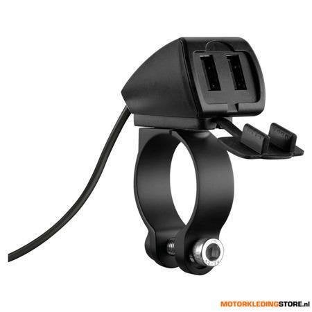 Opti-line Trek Dubbele USB-Oplader, Zwart, Ophalen of Verzenden, Nieuw met kaartje