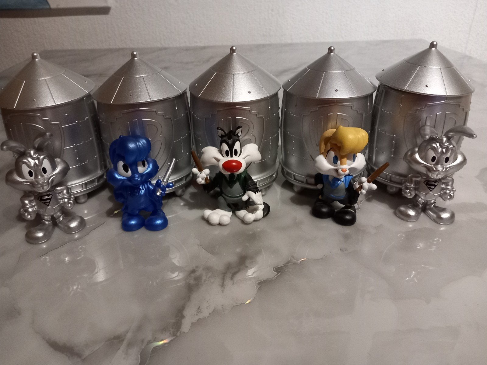 Looney Tunes Space Jam 2 figuren met silo's, Ophalen, Nieuw