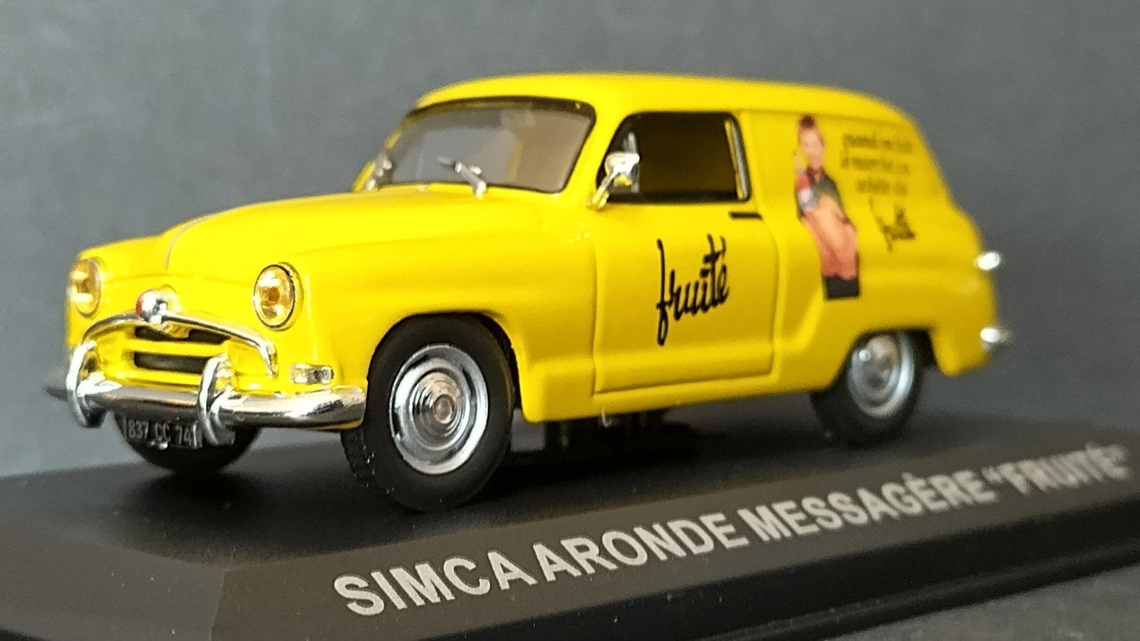 Simca Aronde Messagere Fruite 1:43 Altaya Pol, Overige merken, Auto, Verzenden, Nieuw
