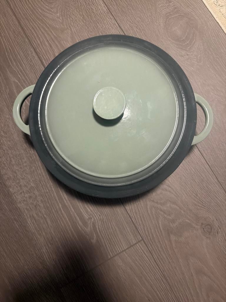 Nieuw ✅ Gietijzeren Braadpan met Deksel, Nieuw, Ophalen of Verzenden, Koekenpan of Braadpan, Gietijzer