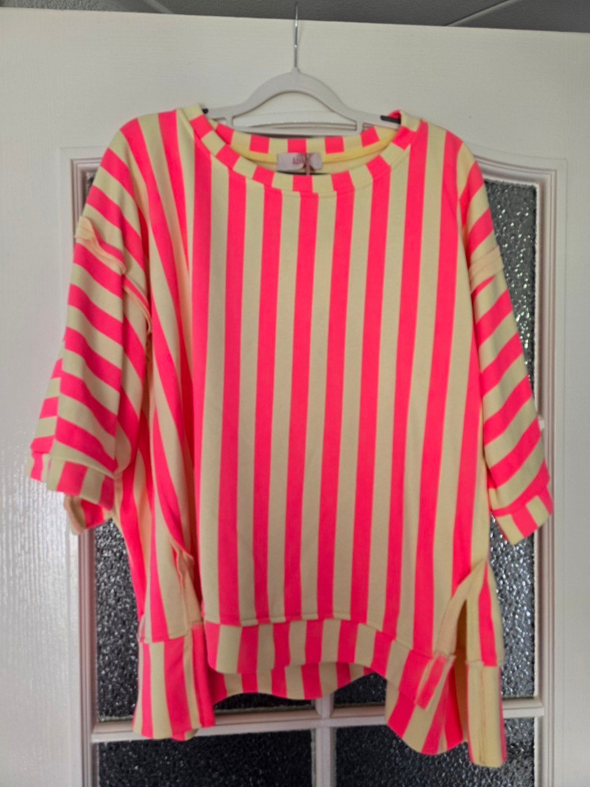 nieuw trui 40 42 44 46 neon roze geel, Ophalen of Verzenden, Nieuw, Maat 46/48 (XL) of groter, Roze