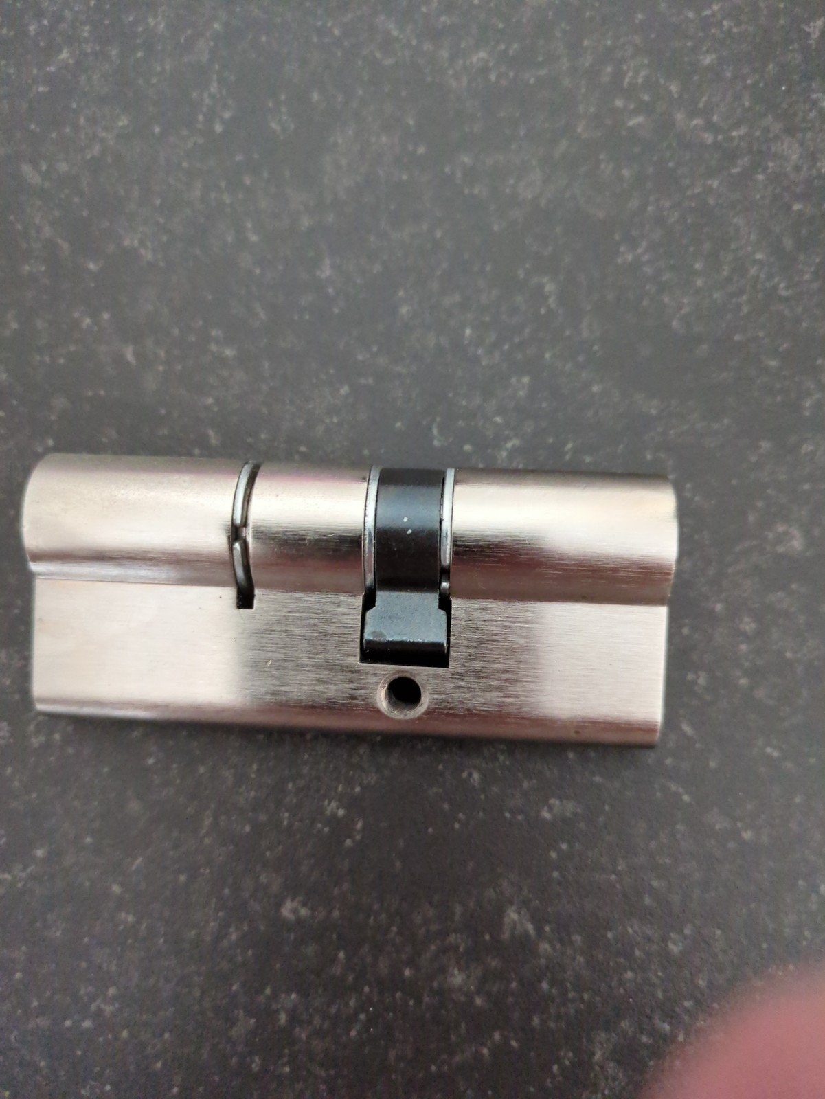 SKG** Cilinderslot AXA 30/45mm met 3 sleutels, Doe-het-zelf en Verbouw, Hang- en Sluitwerk, Ophalen of Verzenden, Gebruikt, Rvs