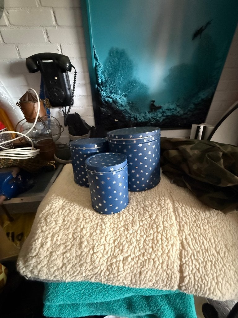 Voorraad blikken., Verzamelen, Ophalen of Verzenden, Zo goed als nieuw, Overige