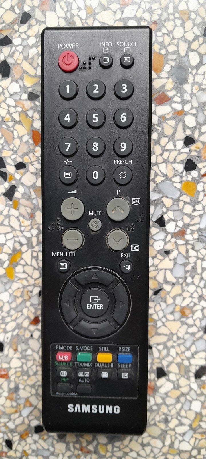 Samsung afstandsbediening voor TV - Zwart, Ophalen of Verzenden, Gebruikt, Origineel, Tv
