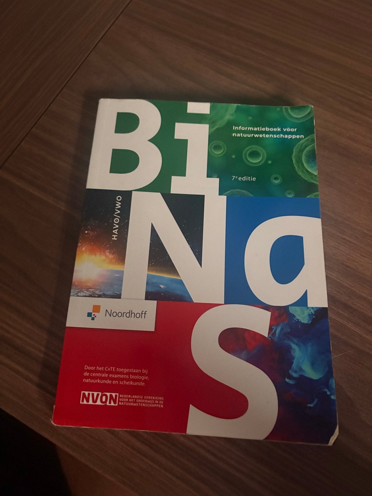BiNaS HAVO/VWO 7e editie - Informatieboek natuurwetenschappe, Ophalen of Verzenden, Beta, Gelezen, WO