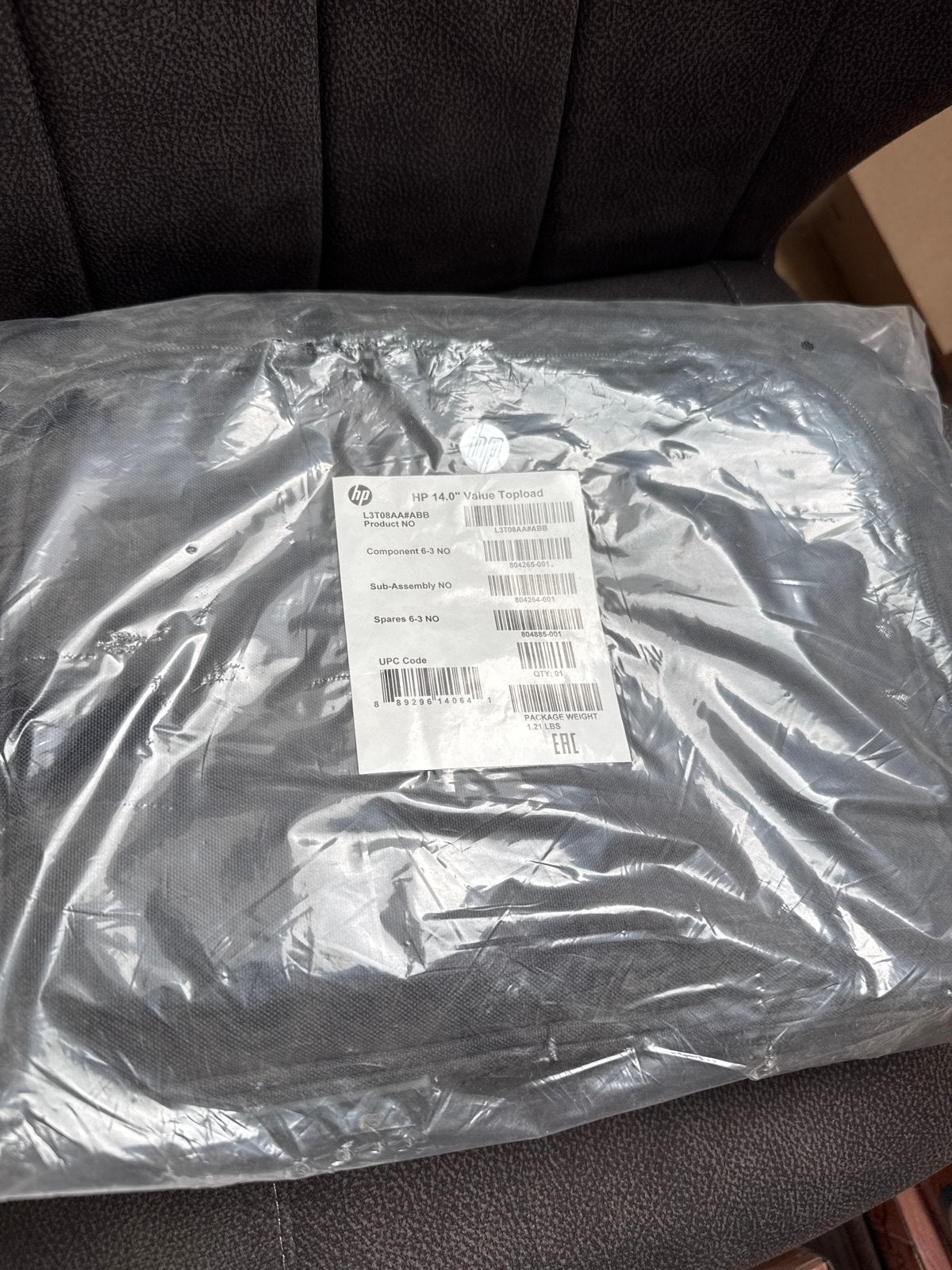 HP 14.0" Value Topload Laptoptas - Nieuw, Ophalen, Gevoerd laptopvak, Schoudertas, Nieuw