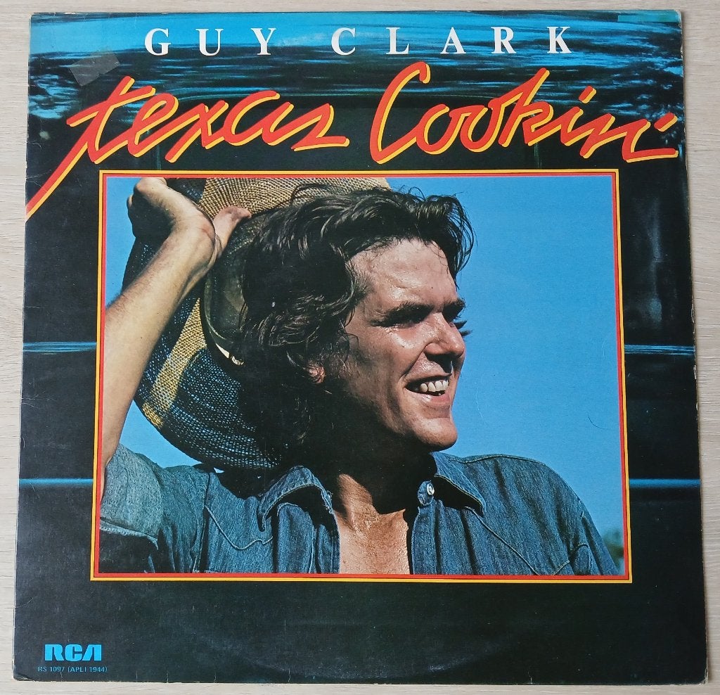 LP Guy Clark – Texas Cookin', Cd's en Dvd's, Vinyl | Rock, LP, Gebruikt, Inclusief obi, Ophalen of Verzenden