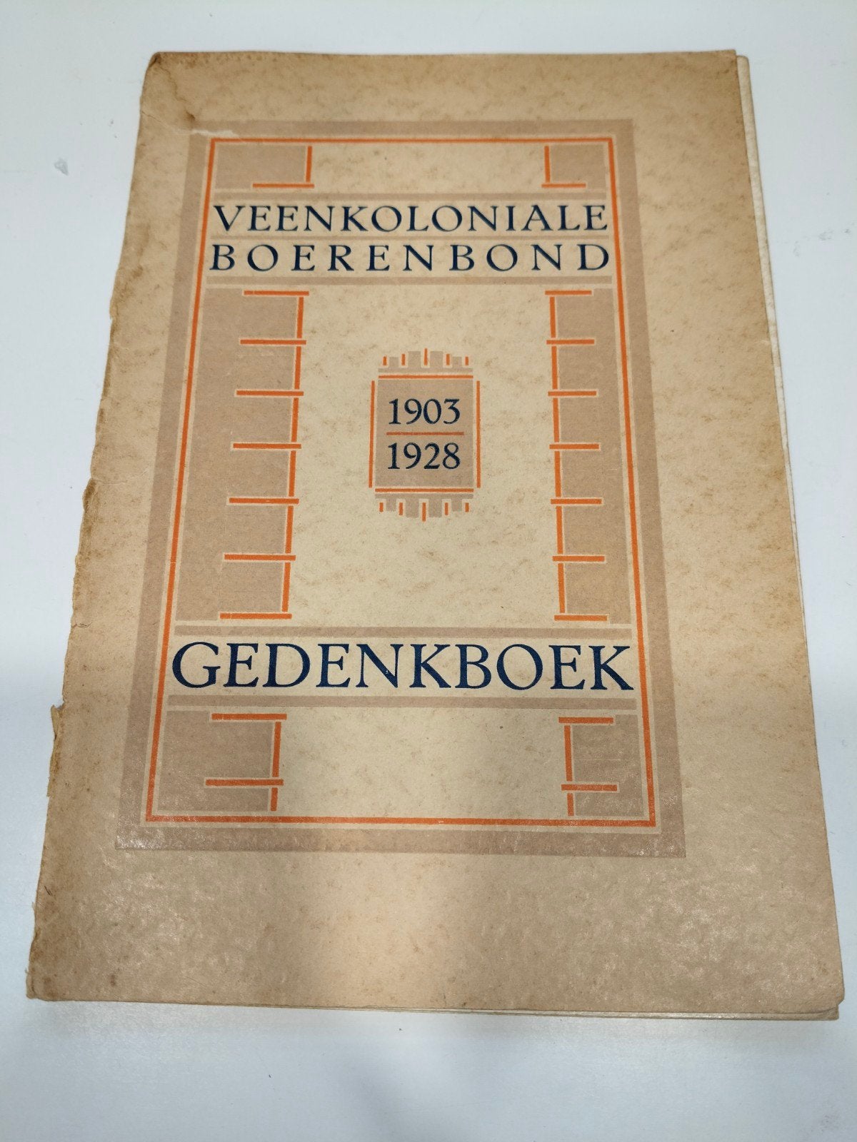 Gedenkboek Veenkoloniale Boerenbond 1903-1928, Verzenden, Gelezen