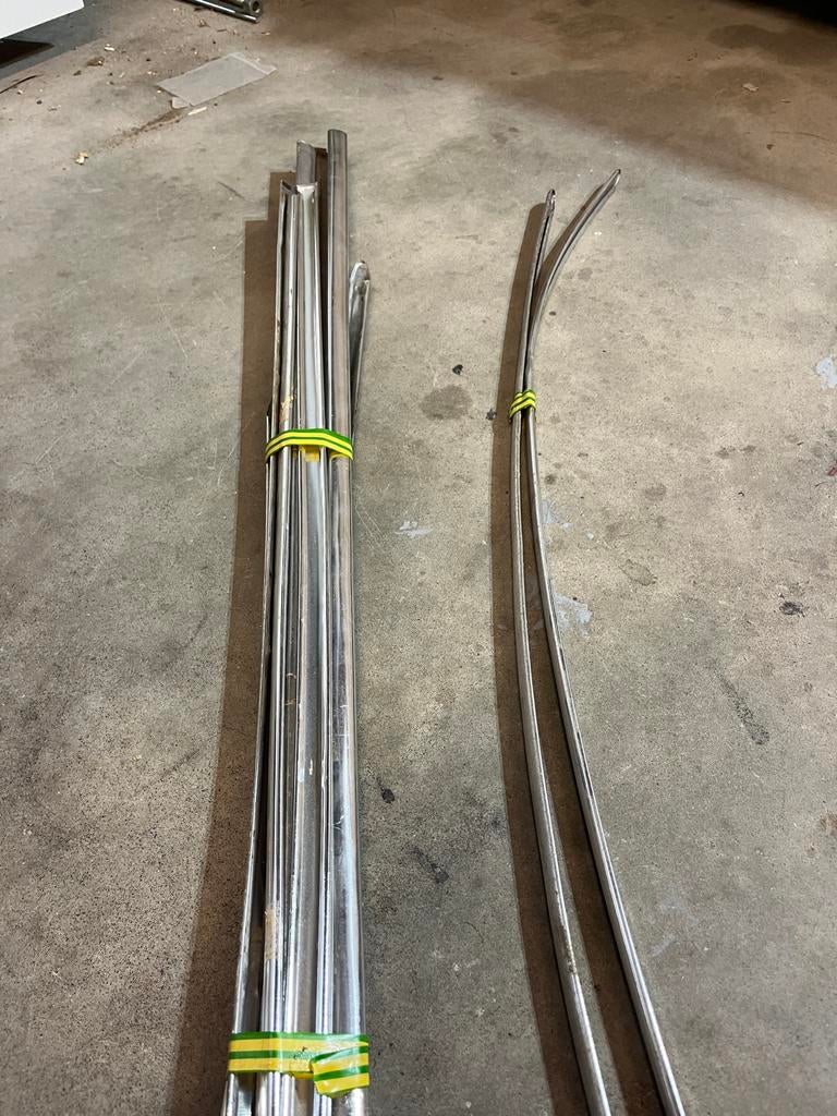 Aluminium sierlijsten vroege ovaal Kever, Auto-onderdelen, Carrosserie en Plaatwerk, Ophalen, Gebruikt, Bumper, Volkswagen