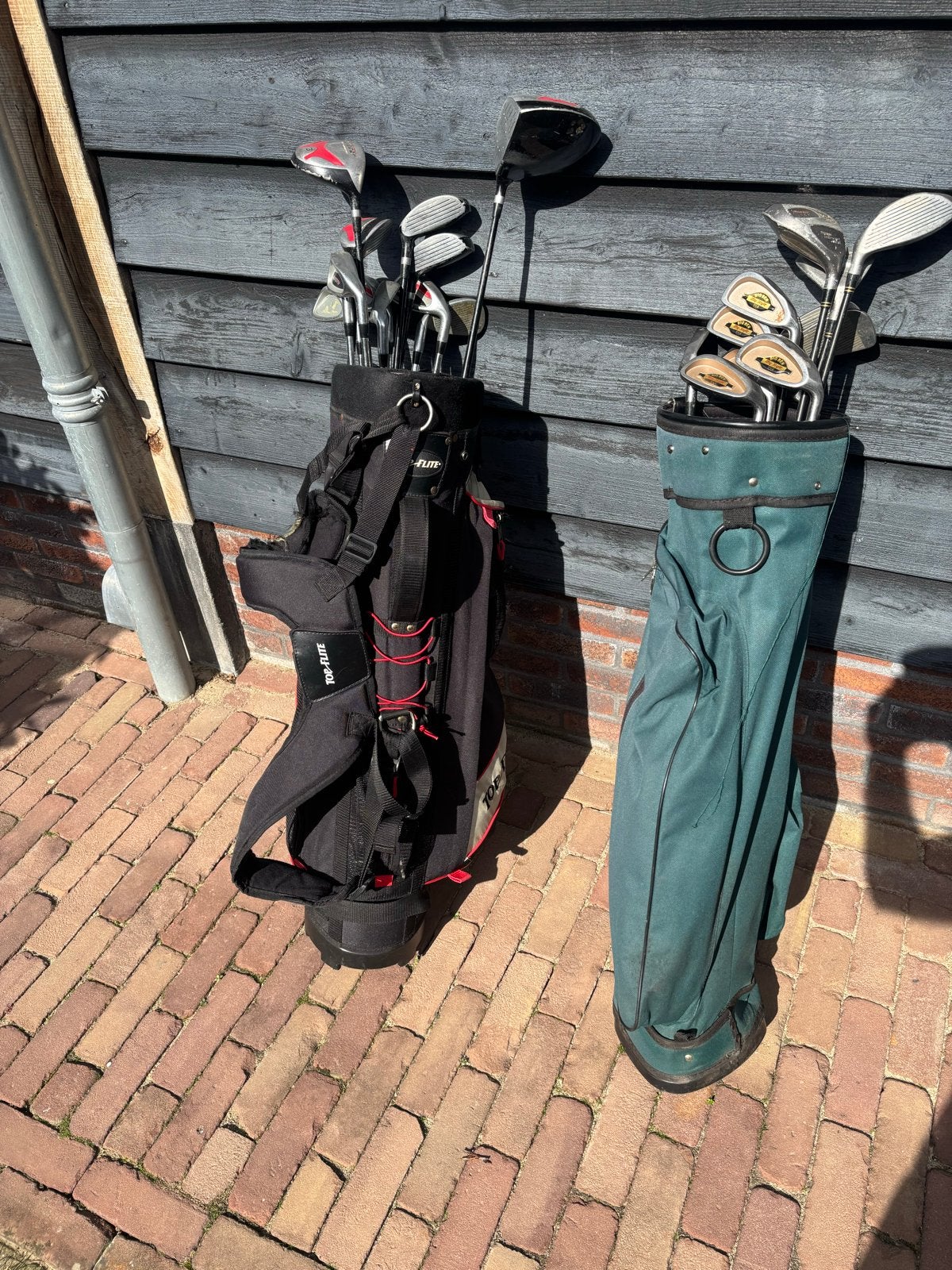 2 complete golfsets met tassen, Sport en Fitness, Ophalen, Gebruikt, Set, Overige merken