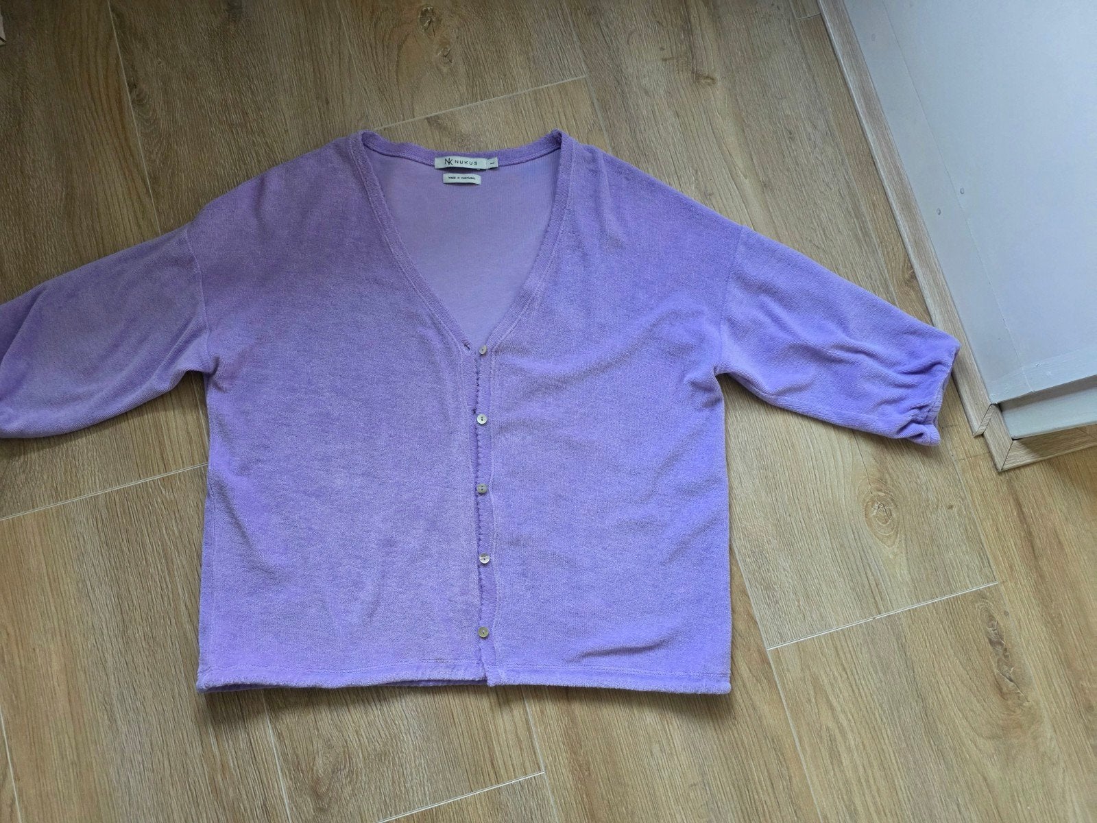 Nukus zacht lila vest - Maat L, Paars, Maat 42/44 (L), Ophalen of Verzenden, Zo goed als nieuw
