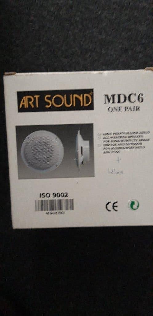art sound speaker MDC6 NIEUW  2 stuks in doos