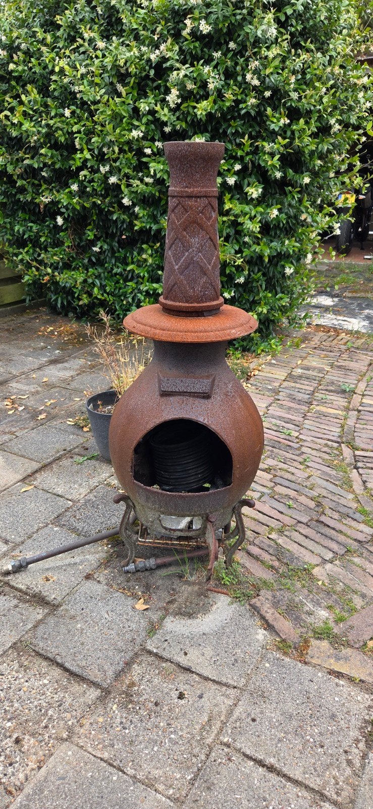 terras houtkachel, Tuin en Terras, Tuinhaarden, Ophalen