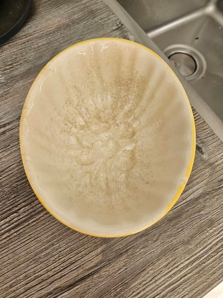 Ovale puddingvorm van aardewerk, Ophalen of Verzenden