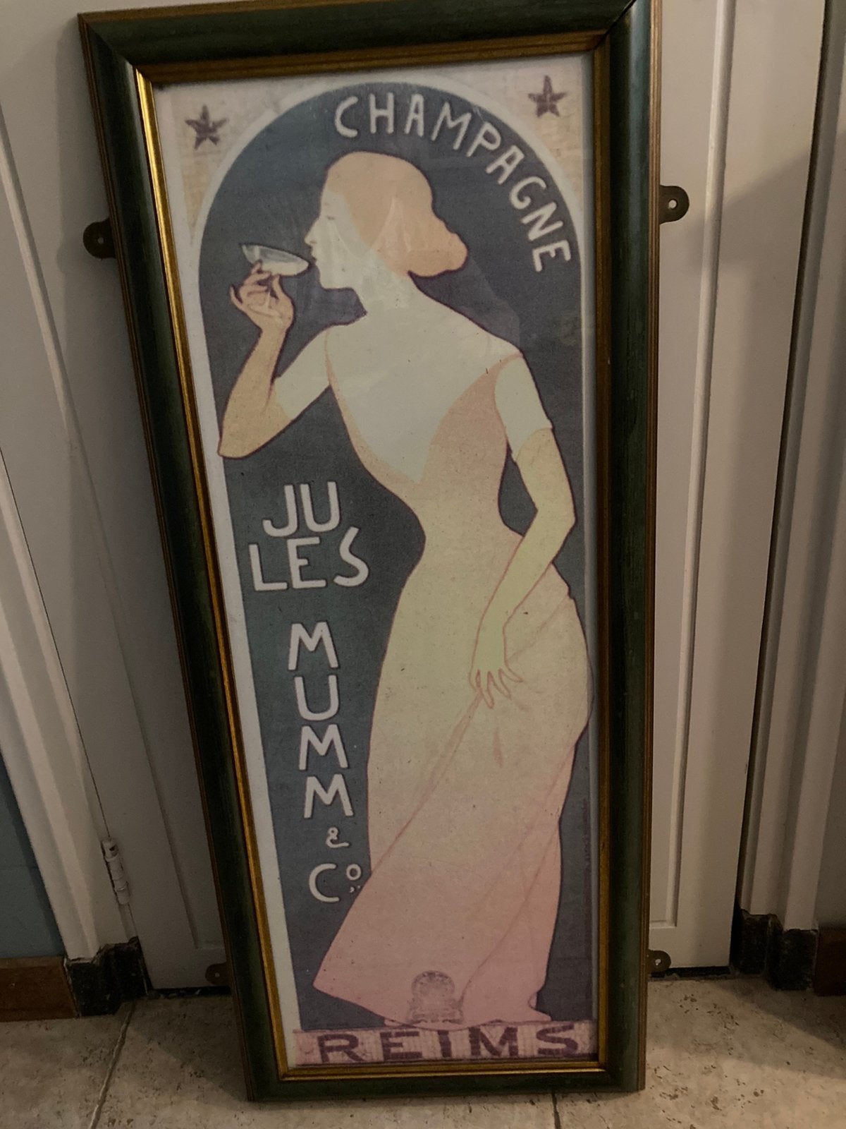 Repro art nouveau poster, Ophalen