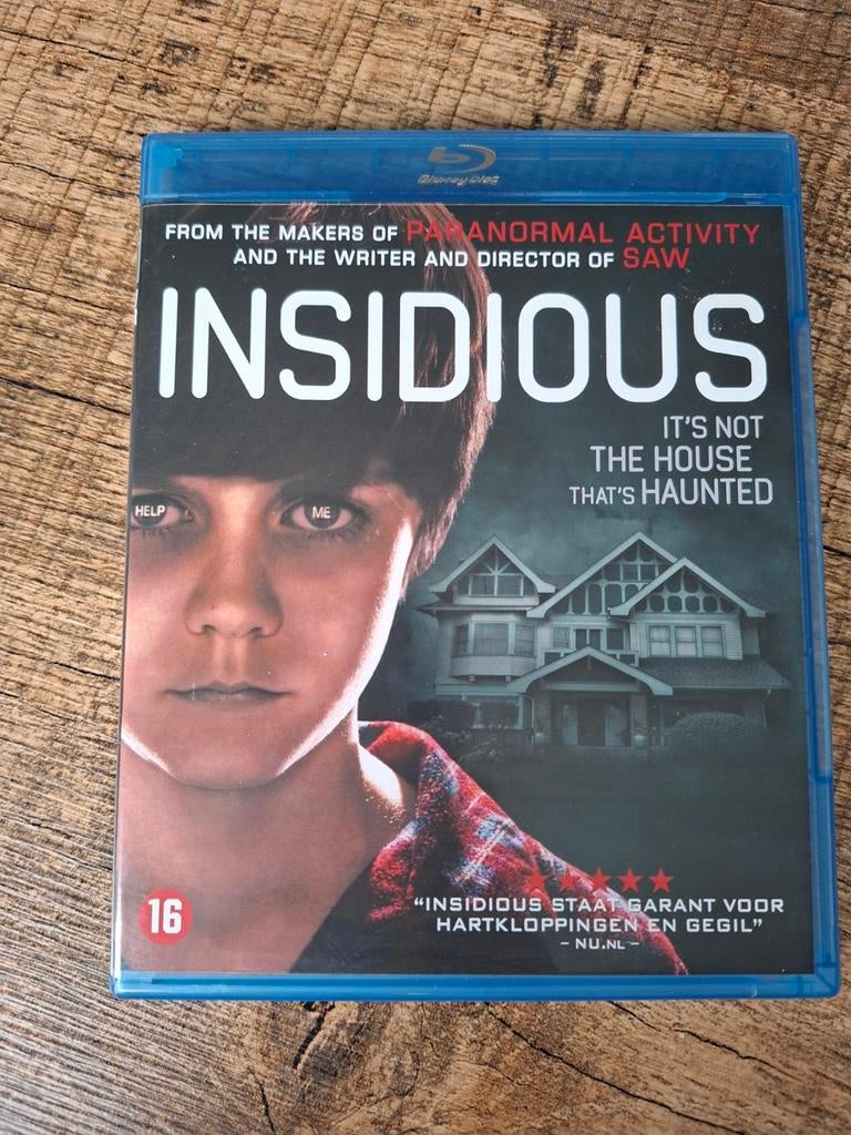 Insidious Blu-ray - Spookachtige Horrorfilm, Vanaf 16 jaar, Ophalen of Verzenden, Gebruikt, Spoken en Geesten