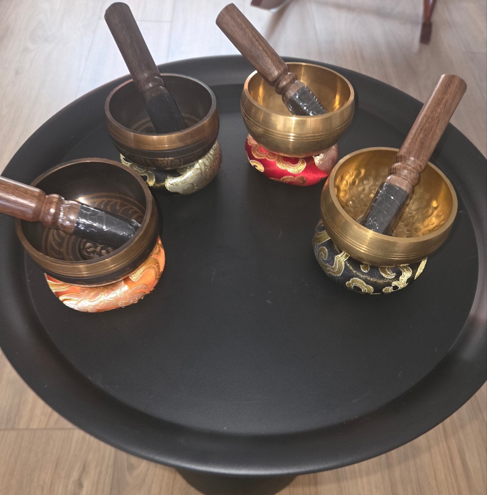 Nieuwe klankschaal/singing bowl in 4 kleuren verkrijgbaar!, Ophalen of Verzenden, Nieuw, Overige soorten
