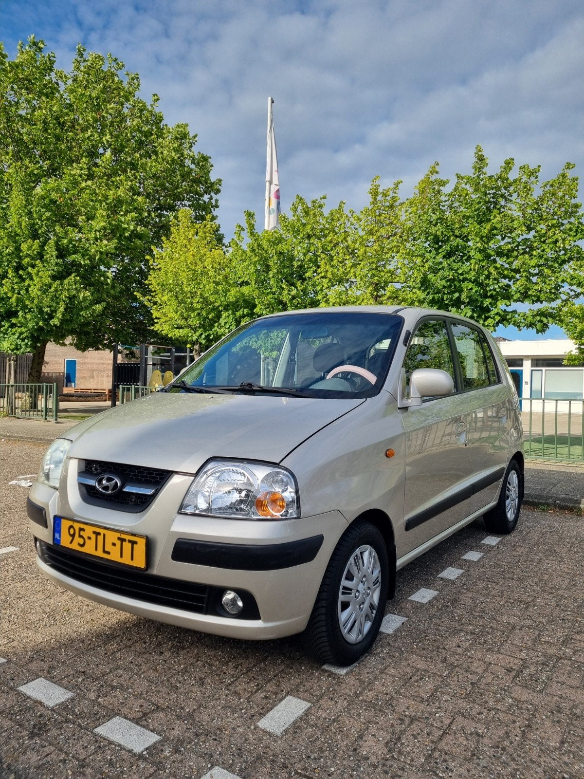Hyundai Atos 1.1 AUTOMAAT  2006 Grijs, Auto's, Hyundai, Particulier, Atos, Benzine, C, Hatchback, Automaat, Origineel Nederlands