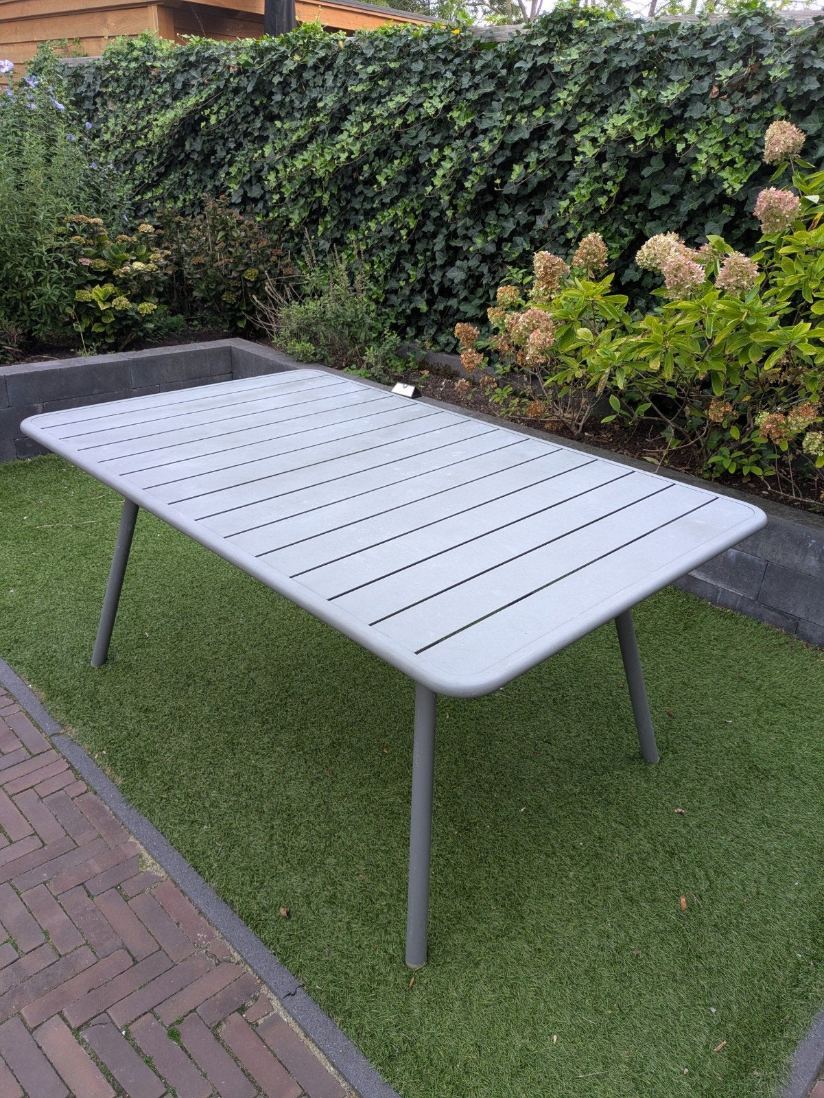 Fermob Luxembourg Tuintafel Rosemary 165x100 cm, Ophalen, Gebruikt, Rechthoekig, Aluminium