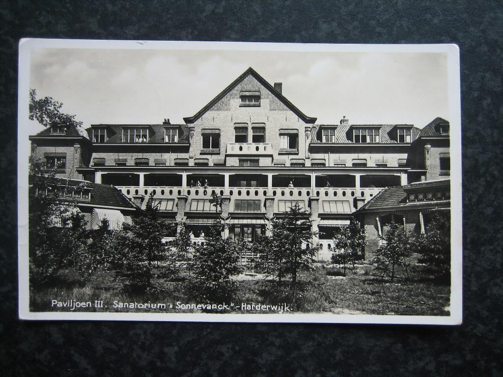 HARDERWIJK Sanatorium Sonnevanck Paviljoen III  1941, Ophalen of Verzenden, 1940 tot 1960, Gelderland