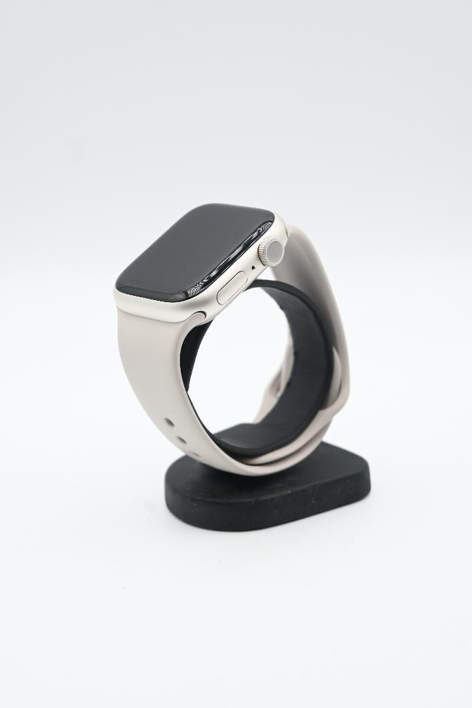 Apple Watch 7 41MM GPS 100% Batterij C-Grade, Gebruikt, Wit, -, IOS