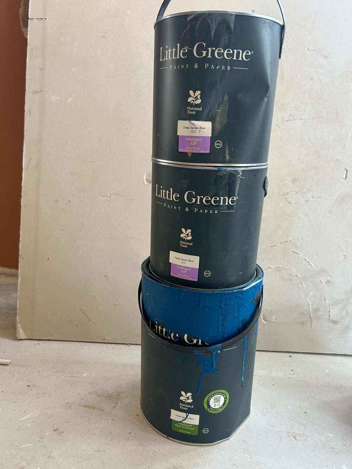 Little greene Middle buff Nieuw!, Ophalen of Verzenden, Zo goed als nieuw, Groen
