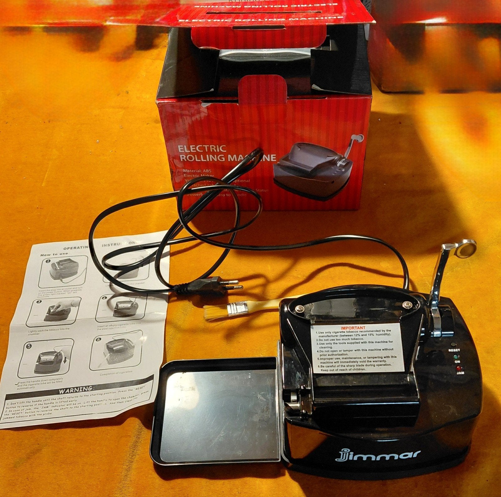 Jimmar Elektrische Sigarettenmaker - Zo goed als nieuw, Verzamelen, Ophalen of Verzenden, Gebruikt, Overige typen