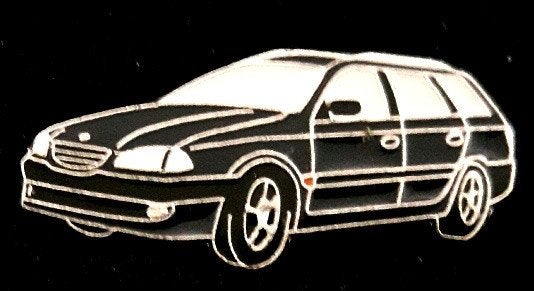 Toyota Avensis pin zwart, Verzenden, Nieuw, Transport, Speldje of Pin