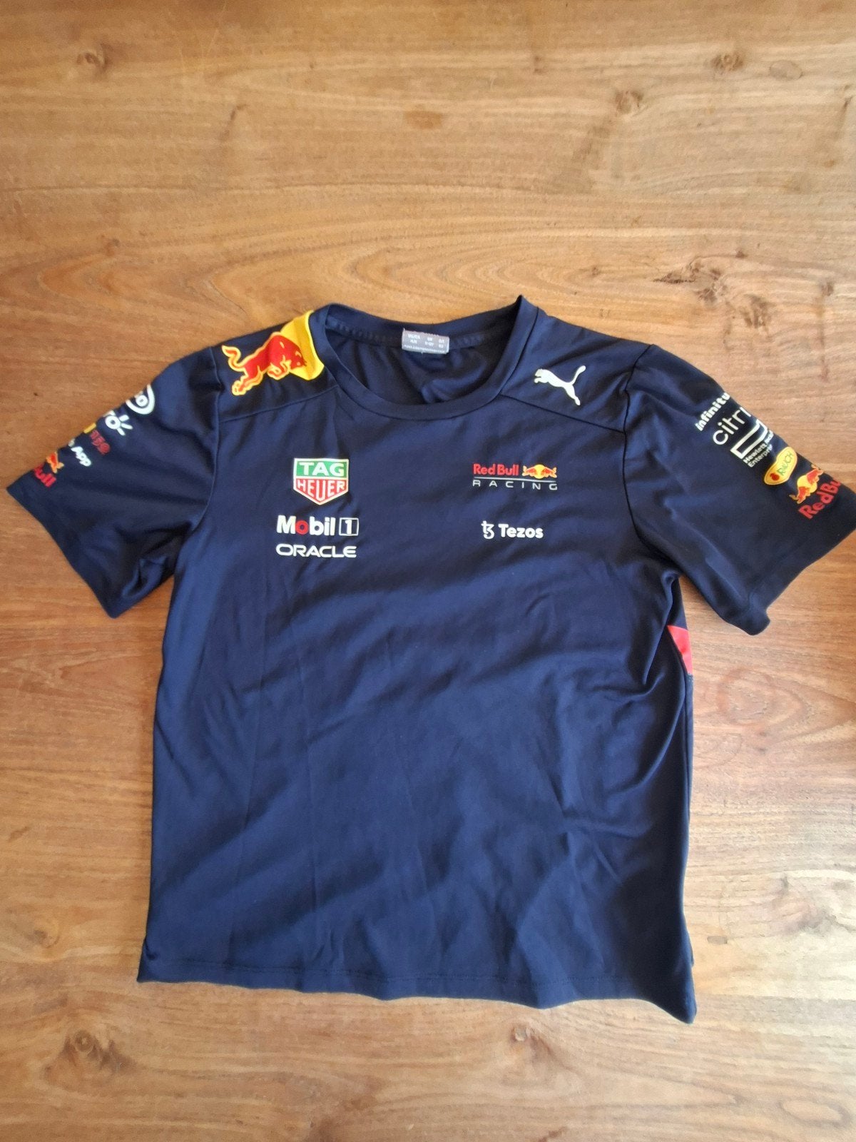 Red Bull Racing F1 T-shirt - Maat 152, Ophalen of Verzenden, Zo goed als nieuw, Red Bull Racing, Maat 48/50 (M)