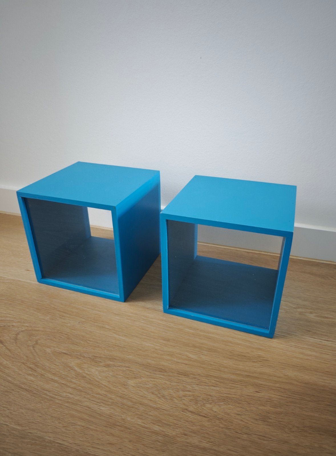 2x wandkubus / Opbergkubus met plexiglas, Ophalen of Verzenden