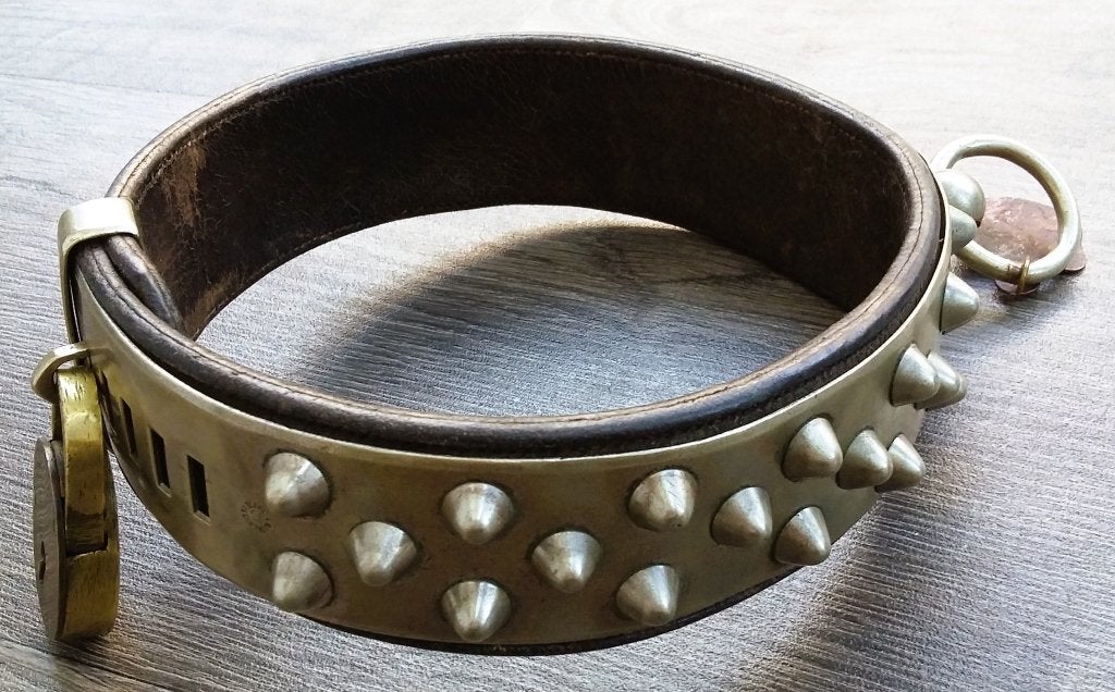 Omstreeks 1900 GROTE Honden Halsband Werkhond Hals Band Hond, Ophalen of Verzenden