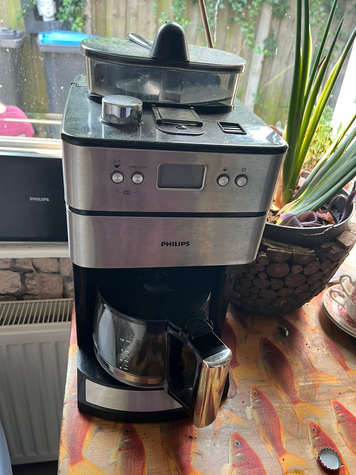 Philips koffie machine met bonen maler, Ophalen of Verzenden, Gebruikt