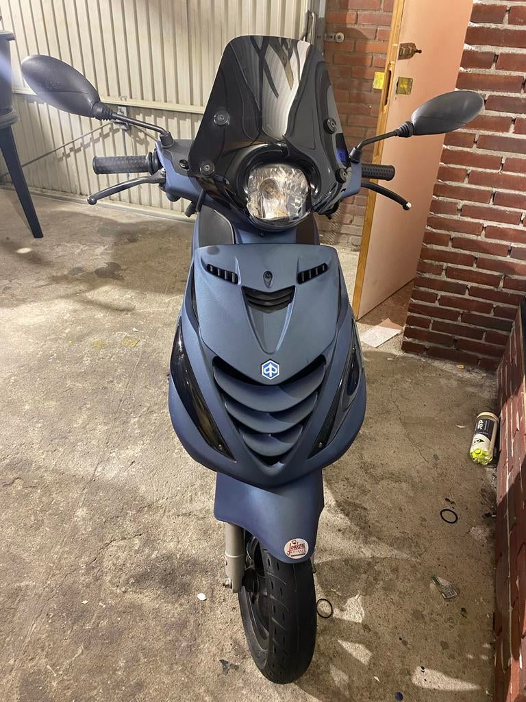 Piaggio Zip Scooter - Mat Blauw, Goede Staat, Ophalen, Zo goed als nieuw, Benzine, Zip