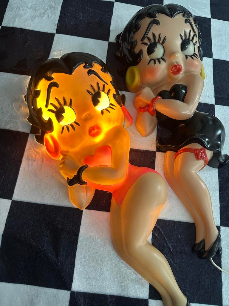BETTY BOOP - Wandlampen | Art Deco | Retro | Vintage | 1940, Ophalen of Verzenden, Zo goed als nieuw
