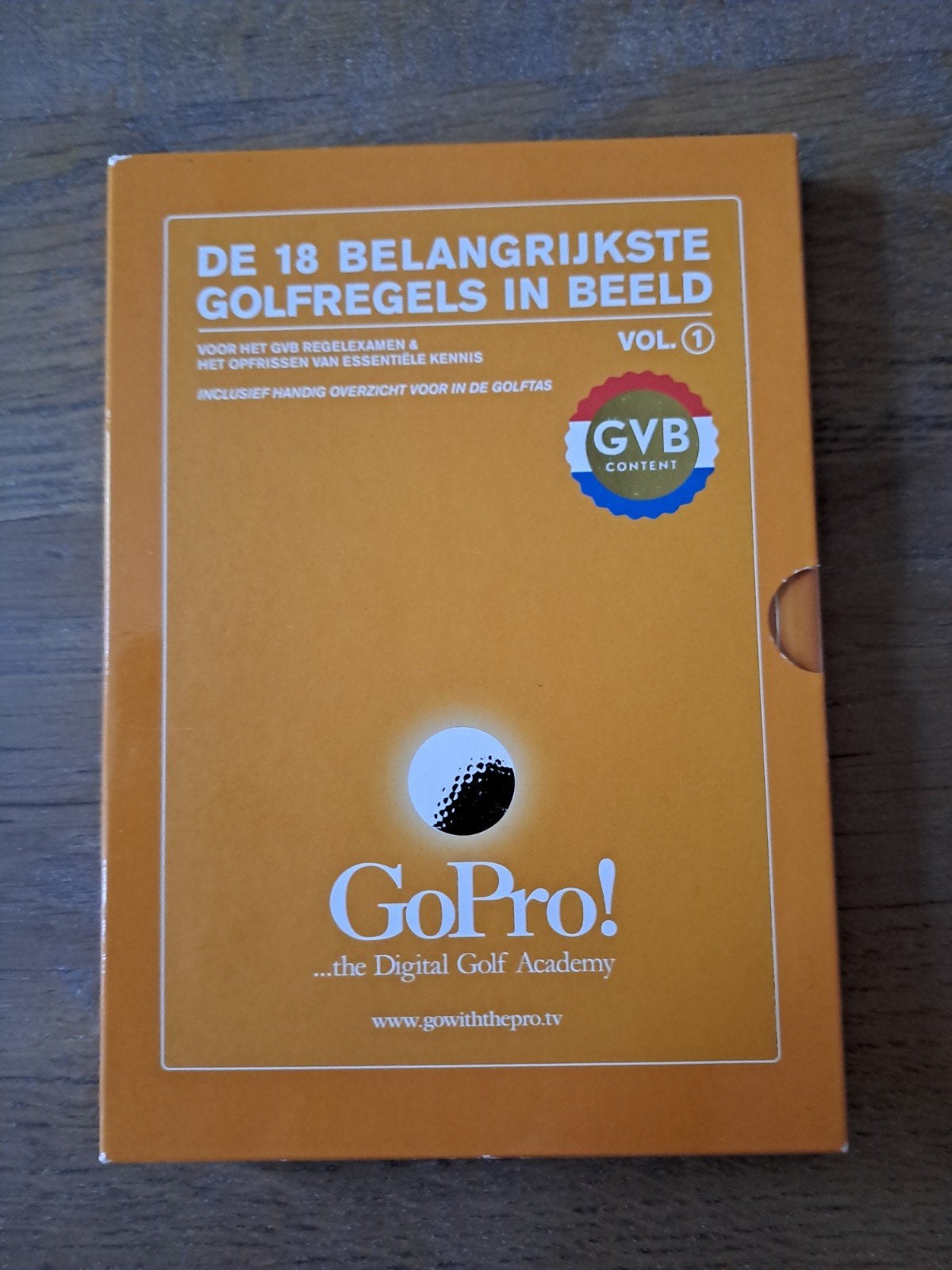 dvd, GoPro! De 18 Belangrijkste Golfregels in Beeld Vol. 1, Alle leeftijden, Inclusief doosje, Zo goed als nieuw, Ophalen of Verzenden