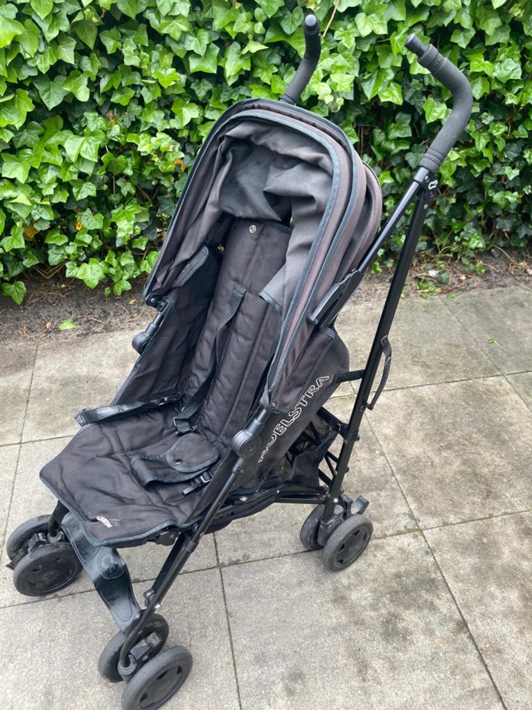 Koelstra Buggy - Gebruikt, verstelknop beensteun defect, Kinderen en Baby's, Buggy's, Ophalen, Gebruikt, Koelstra, Zonnekap