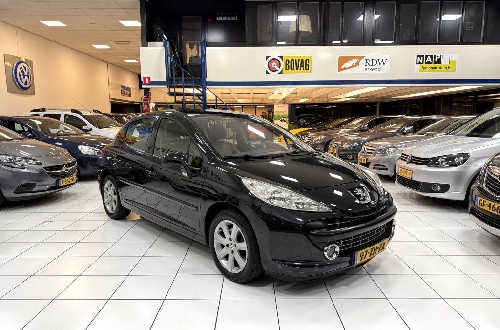 Peugeot 207 1.6 VTi XS Pack Bovag Garnatie Airco (bj 2007), Gebruikt, 4 cilinders, Zwart, Handgeschakeld