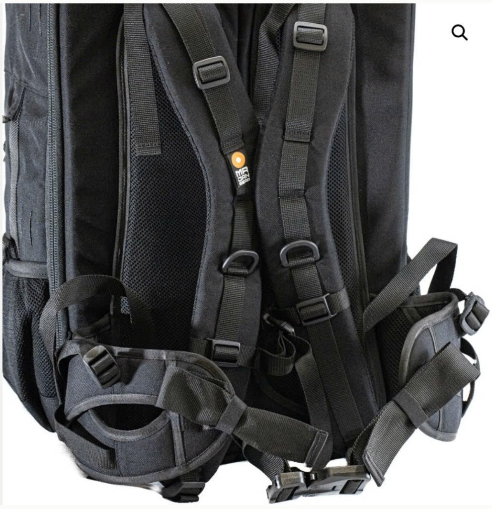 MR Jan Gear Boris IV Backpack fototas rugtas zwart, Rugtas, Zo goed als nieuw, Zijvakken, Zwart