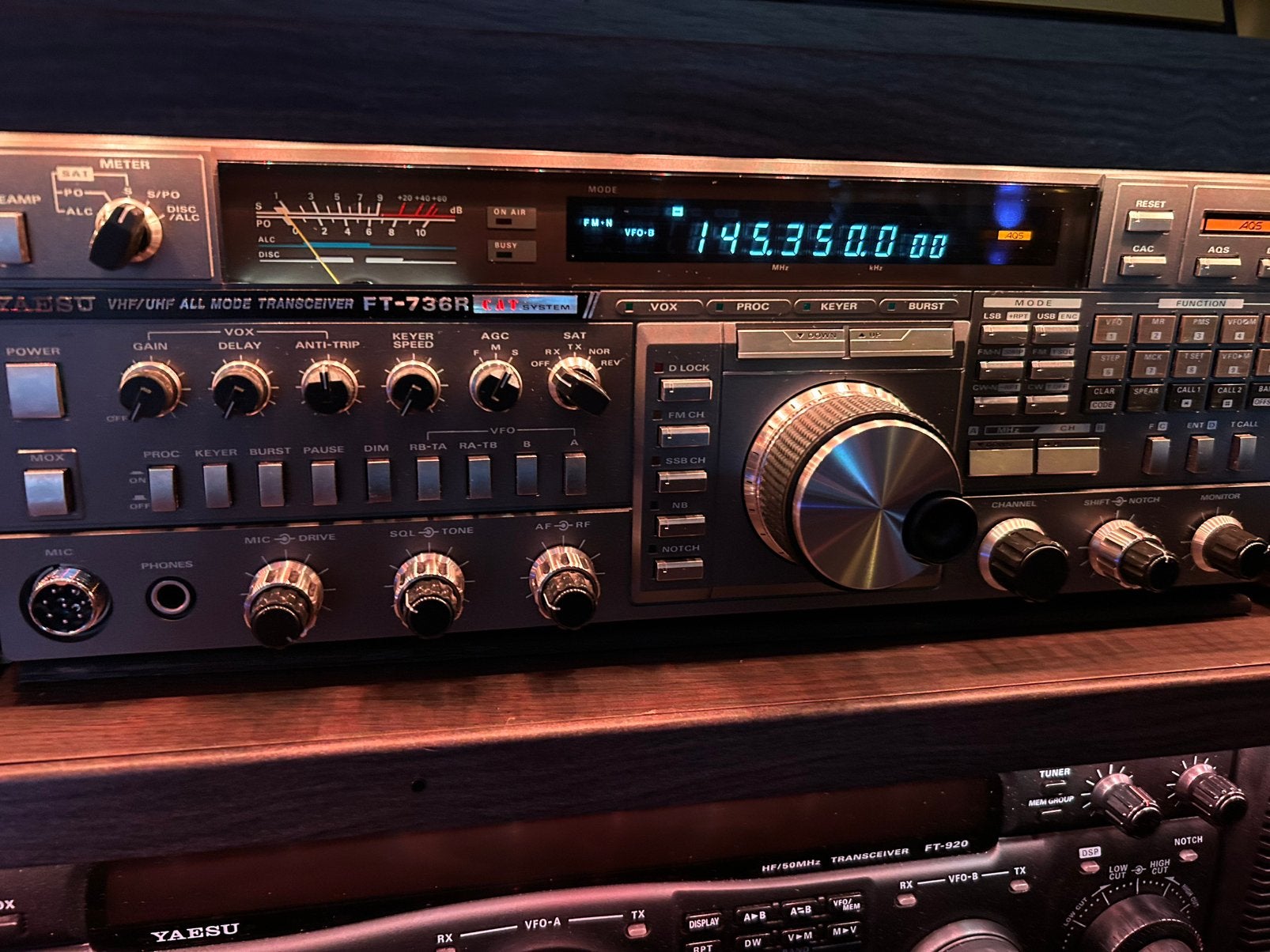 Yaesu ft 736r, Ophalen, Gebruikt