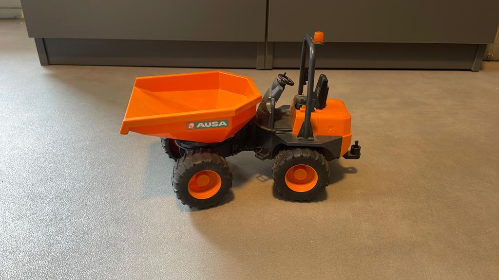 Bruder Ausa knikdumper, Kinderen en Baby's, Speelgoed | Speelgoedvoertuigen, Ophalen of Verzenden, Zo goed als nieuw