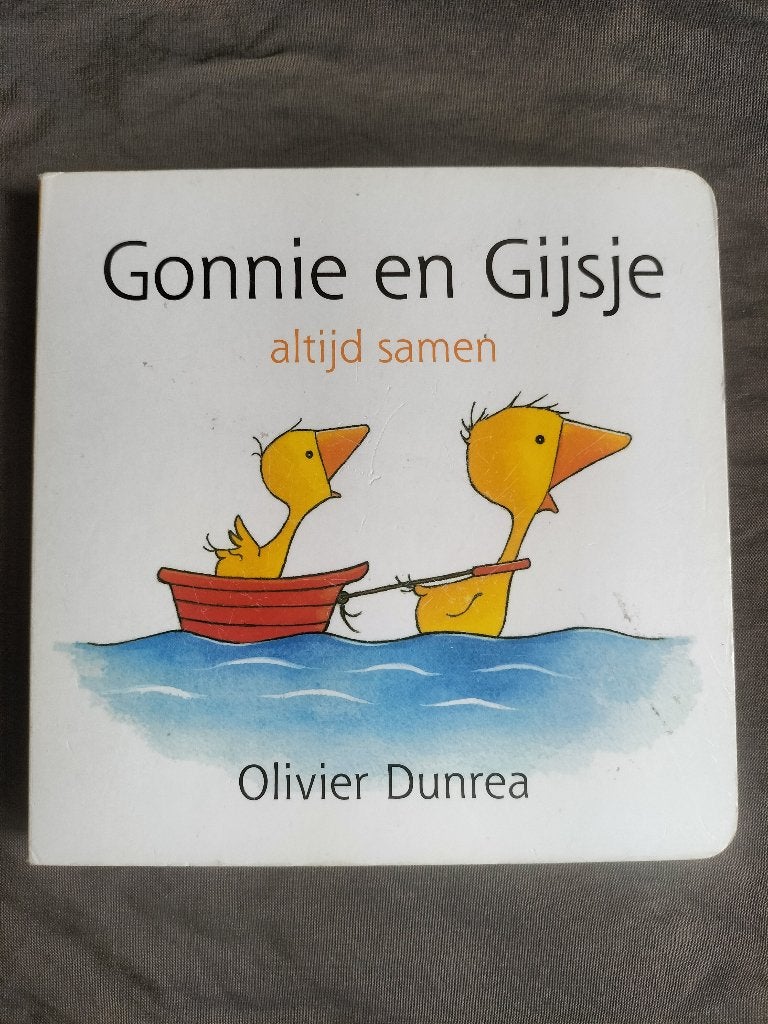 Olivier Dunrea - Gonnie en Gijsje - altijd samen, Ophalen of Verzenden, Zo goed als nieuw, Olivier Dunrea